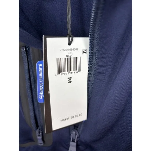 Ralph Lauren RLX Golf 1/4 Zip Pullover Dark Navy Stretch Wicking Men's Small NWT - Picture 6 of 8